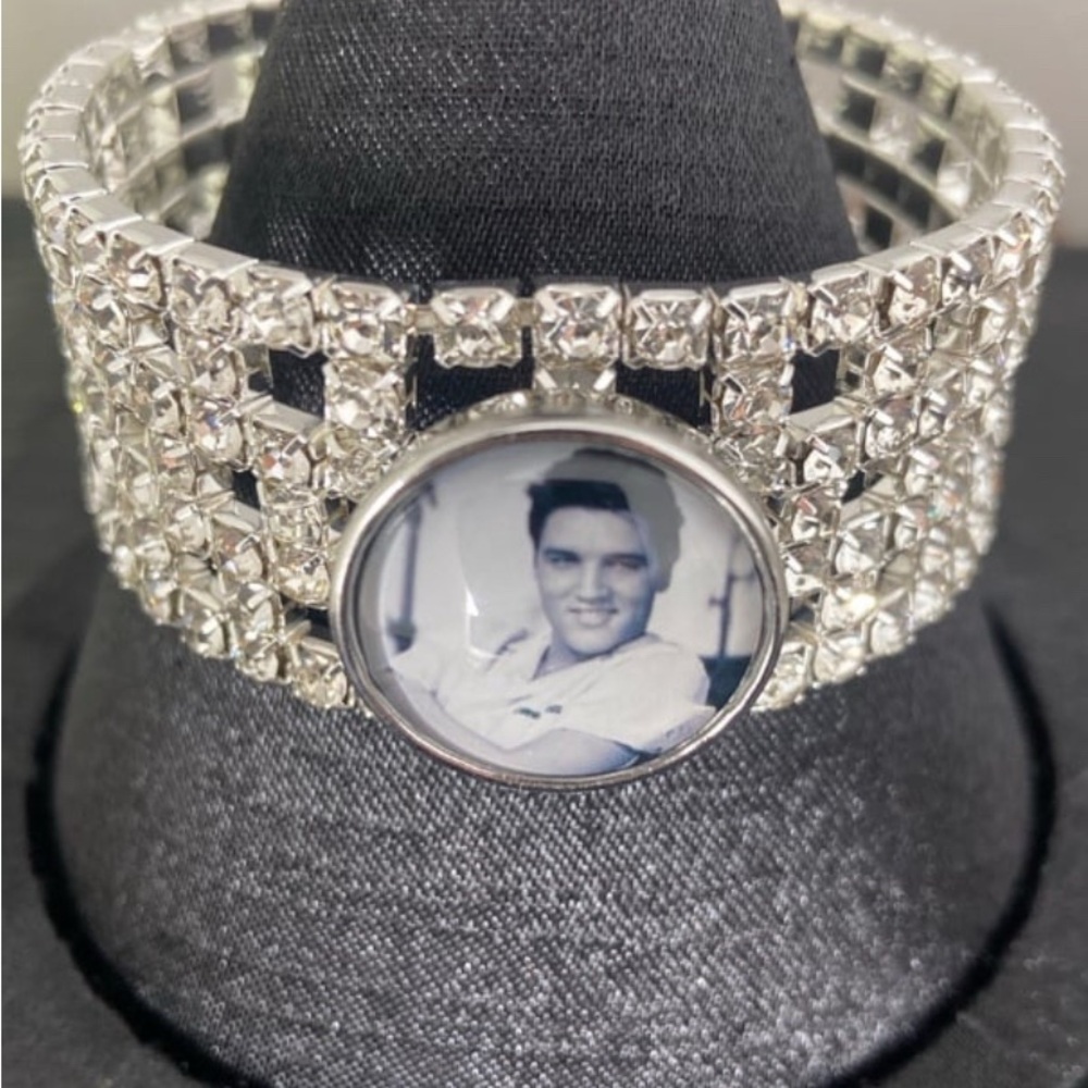 Elvis Bling snap button bracelet